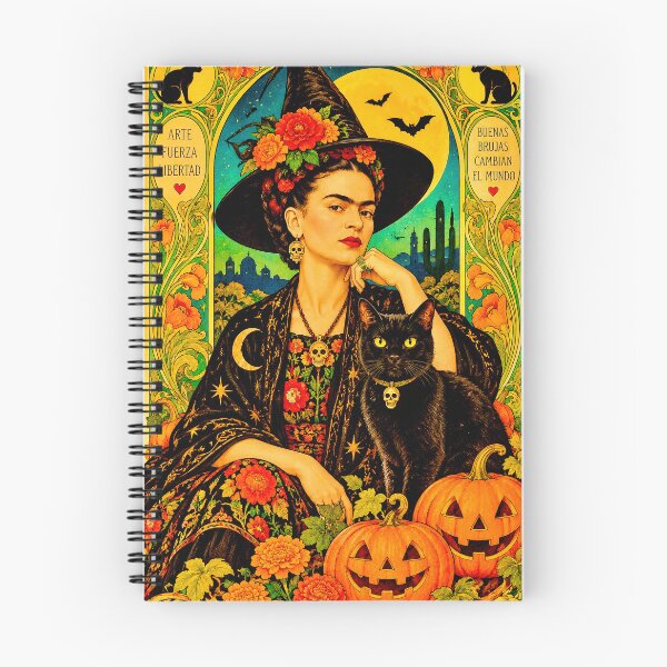Item preview, Art Nouveau Halloween Witch Frida designed and sold by reggiemercedes.