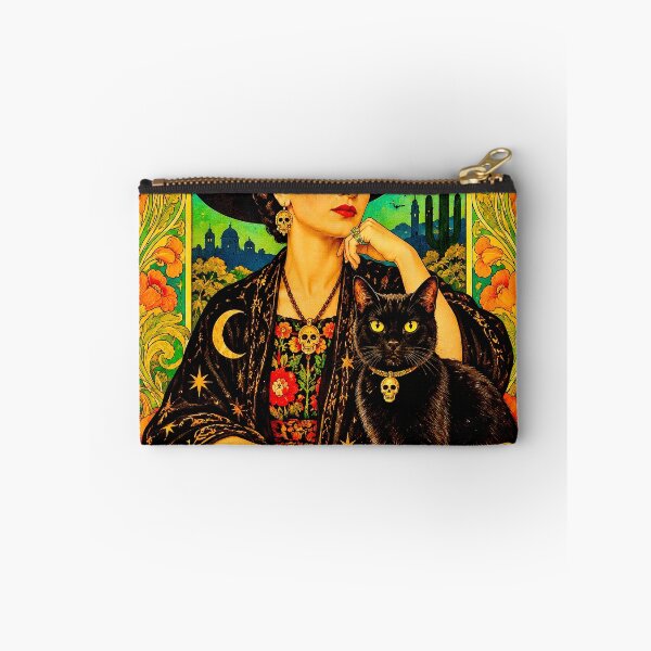 Item preview, Art Nouveau Halloween Witch Frida designed and sold by reggiemercedes.