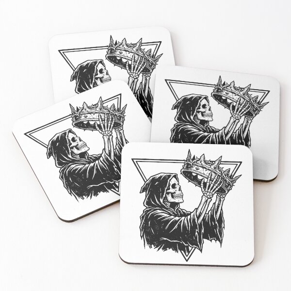 Item preview, Skeleton Holding a Heavy Iron Crown designed and sold by MisteryDesigner.