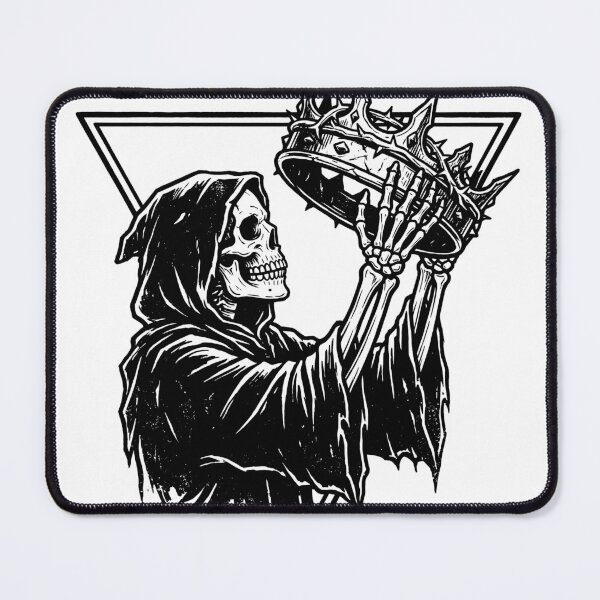 Item preview, Skeleton Holding a Heavy Iron Crown designed and sold by MisteryDesigner.