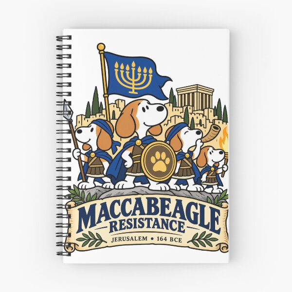 Item preview, Maccabeagle Resistance – Hanukkah Maccabees Beagle History Parody designed and sold by Past in Threads.