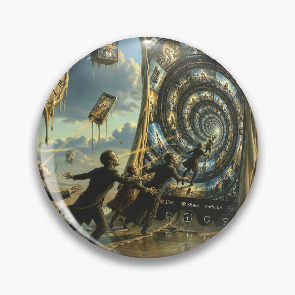 Item preview, Doomscrool: Salvador Dali Style designed and sold by Tarot-Tees and Magical Merch.