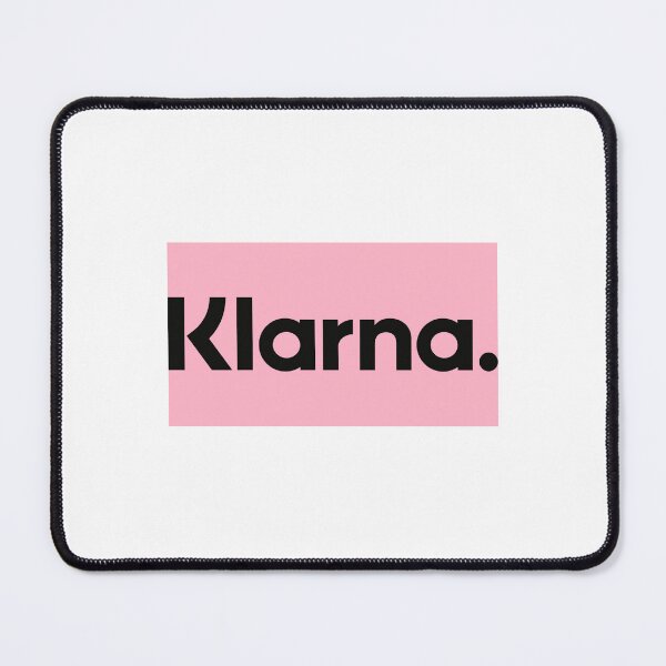 Item preview, Klarna logo icon on pink background designed and sold by Morganterip.