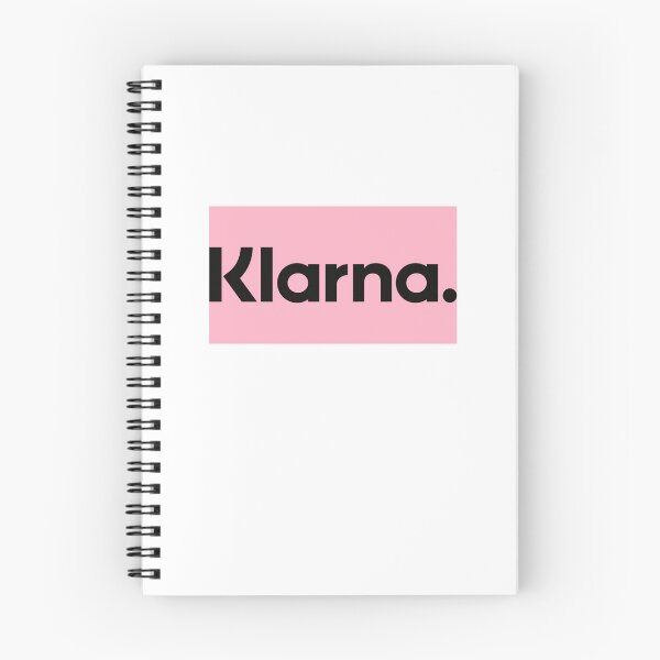 Item preview, Klarna logo icon on pink background designed and sold by Morganterip.