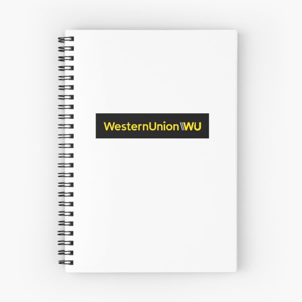 Item preview, Western Union logo icon on black background designed and sold by Morganterip.