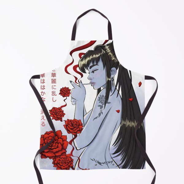 Item preview, Japanese Woman with Roses designed and sold by FennEric.