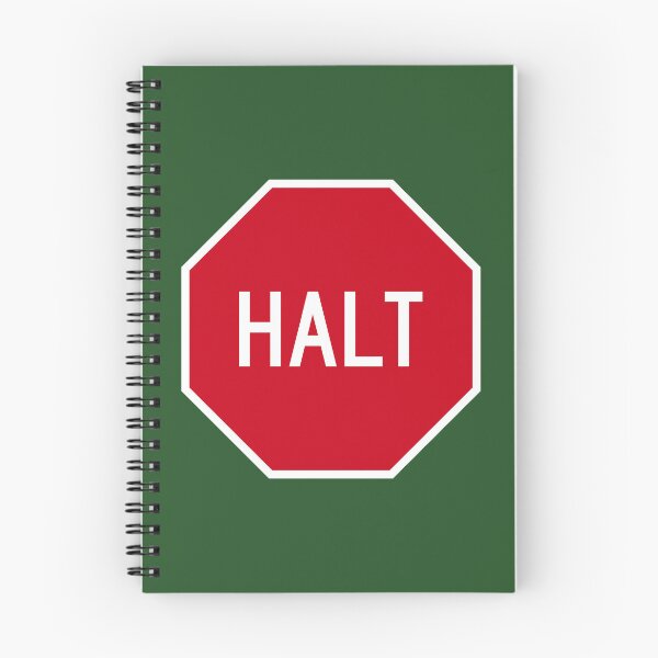 Item preview, Halt (Stop) Sign designed and sold by Karate Octopus.