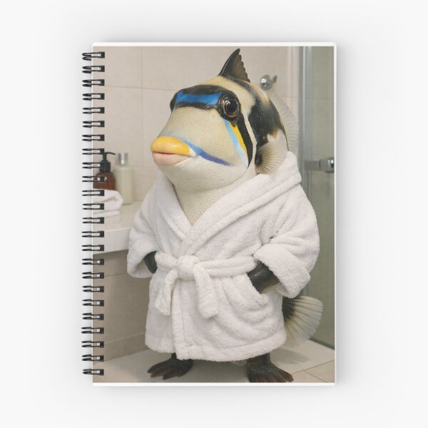 Item preview, Picasso Triggerfish Spa Bathrobe designed and sold by Sillytoe.