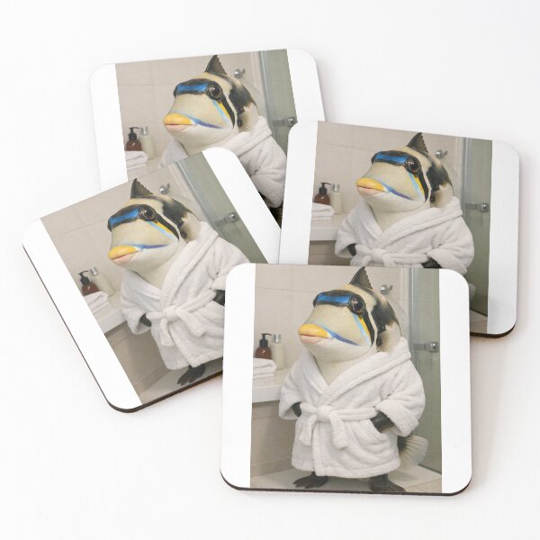 Aperçu de l'œuvre Peignoir de spa Picasso Triggerfish créée et vendue par Sillytoe.