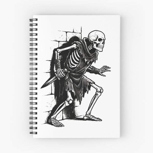 Item preview, Skeleton Listening With a Dagger designed and sold by MisteryDesigner.