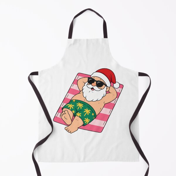 Item preview, Funny Christmas Santa on Beach – Tropical Hawaiian Holiday designed and sold by wingoo22.