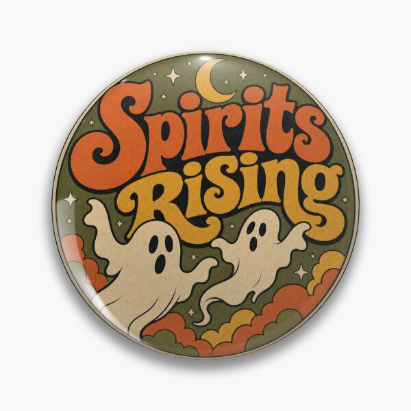 Item preview, Spirits Rising - Halloween Ghosts - Retro Autumn designed and sold by JessArty ⭐⭐⭐⭐⭐.