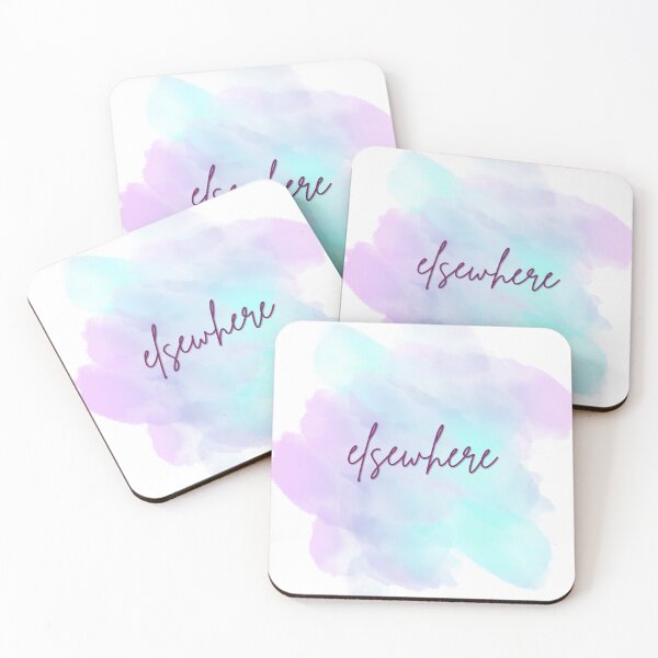 Item preview, Elsewhere Dreamy Watercolor Typography designed and sold by DoobleU.
