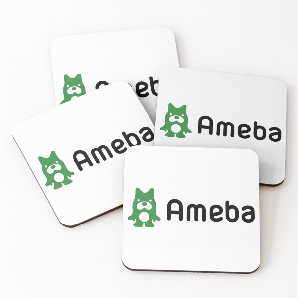 Item preview, Ameba logo icon with green mascot on white background designed and sold by Morganterip.