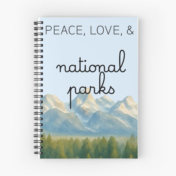 Item preview, Peace, Love & National Parks designed and sold by WildernessWorks.