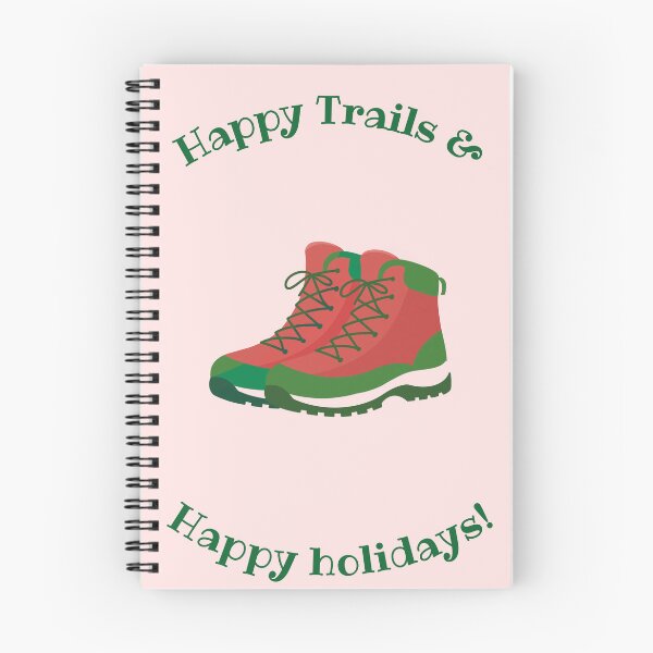Item preview, Happy Trails & Happy Holidays designed and sold by WildernessWorks.