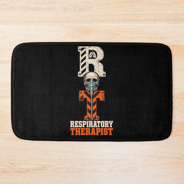 Item preview, Unique Skull RT Respiratory Therapist Oxygen Mask Vertical Design  designed and sold by ClinicalHubs.