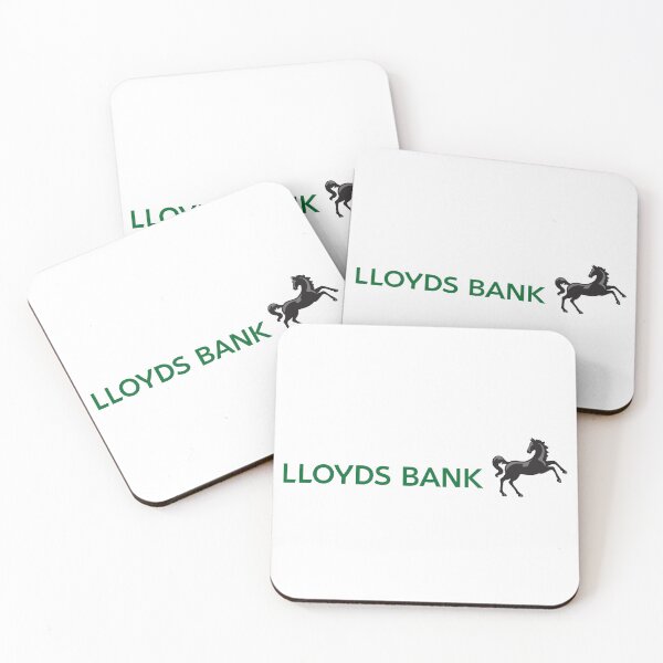 Item preview, Lloyds Bank logo icon with black horse on white background designed and sold by Morganterip.