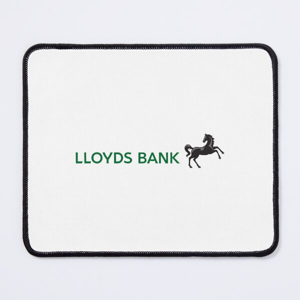 Item preview, Lloyds Bank logo icon with black horse on white background designed and sold by Morganterip.