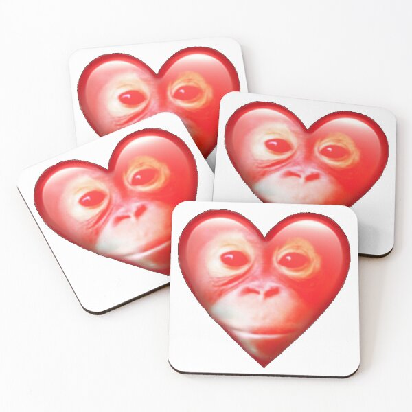 Item preview, Heart Orangutan designed and sold by ProducePrimates.