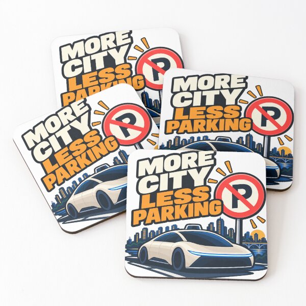 Item preview, More City Less Parking Self Driving Car Design designed and sold by Kenzie & Co.