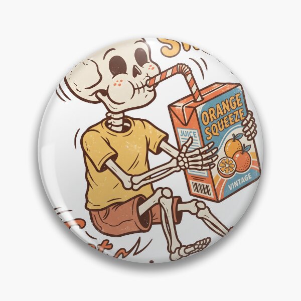 Item preview, Skeleton Sipping From a Juice Box designed and sold by MisteryDesigner.