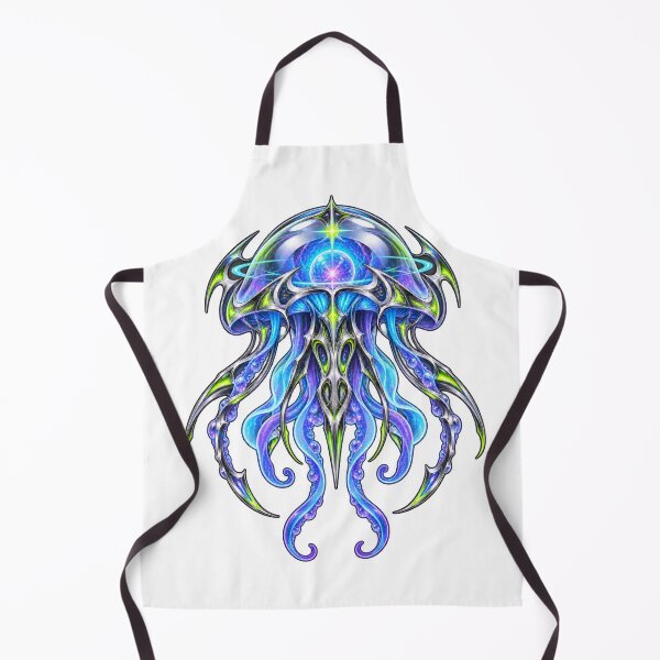 Item preview, Cyber Jellyfish Y2K Chrome Streetwear Graphic designed and sold by RAX Mirth Studio.