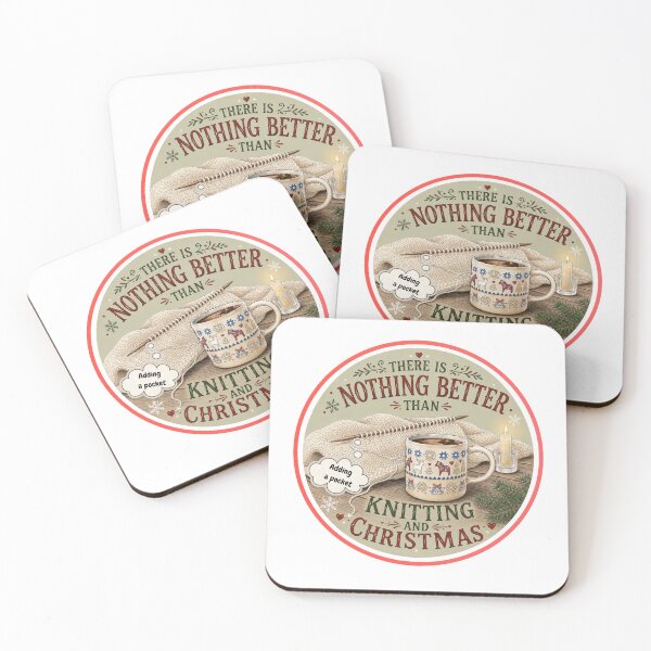 Item preview, There is Nothing Better Than Knitting And Christmas by PanaluPrint designed and sold by PanaluPrint .