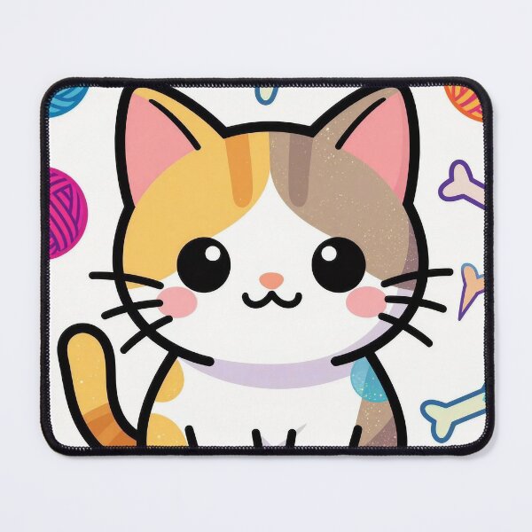 Item preview, Cute Kawaii Calico Kitten designed and sold by debbiedwarika.
