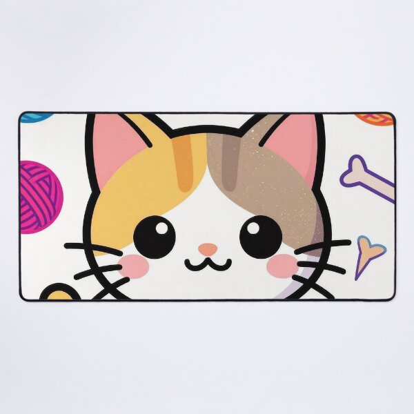 Item preview, Cute Kawaii Calico Kitten designed and sold by debbiedwarika.