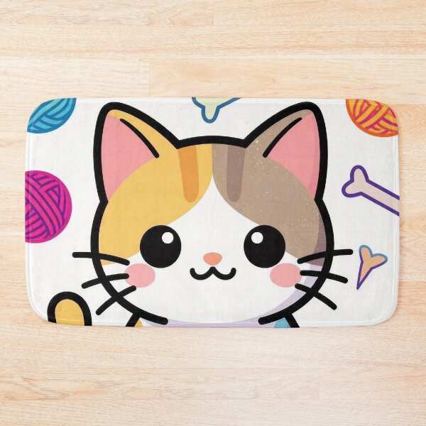 Item preview, Cute Kawaii Calico Kitten designed and sold by debbiedwarika.