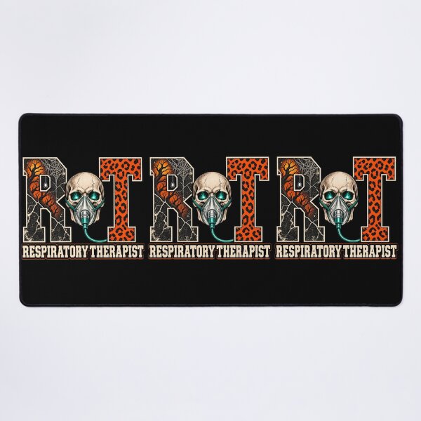 Item preview, Gothic RT Respiratory Therapist Skull Halloween Medical Bone designed and sold by ClinicalHubs.