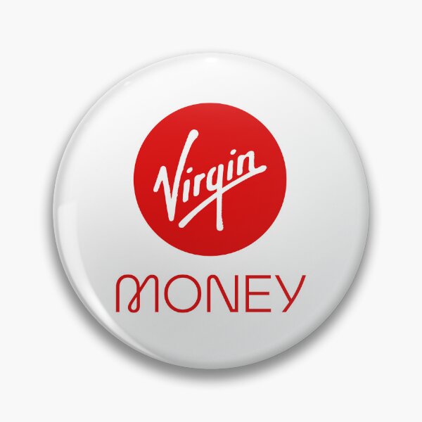 Item preview, Virgin Money logo icon on white background designed and sold by Morganterip.