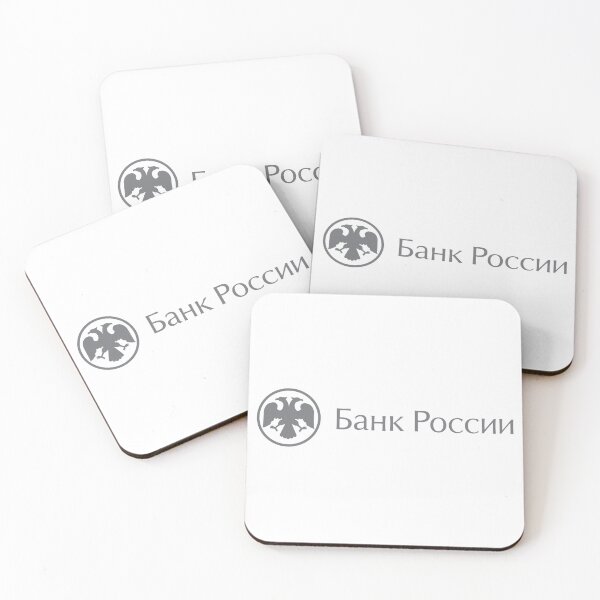 Item preview, Bank of Russia logo icon with eagle emblem on white background designed and sold by Morganterip.
