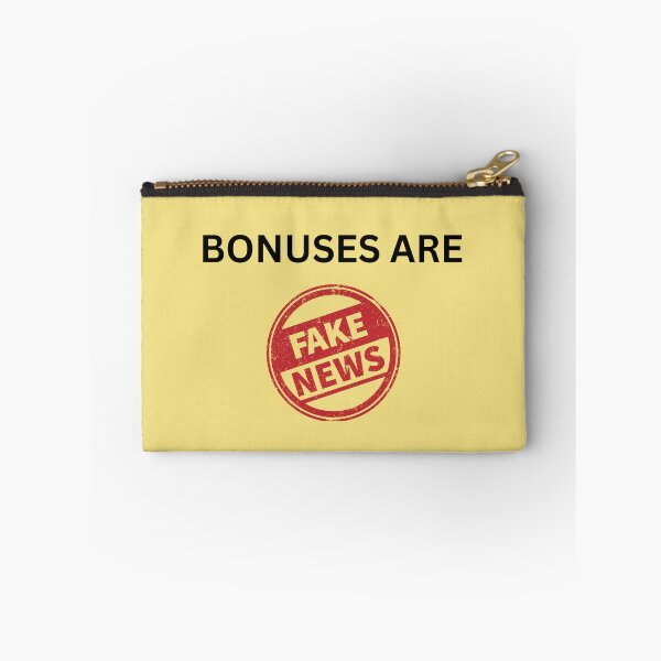 Item preview, Bonuses Are Fake News Funny Office Design designed and sold by Anita Ohulo.