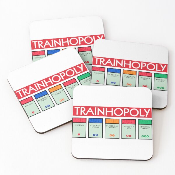Item preview, Trainhopoly  designed and sold by GtotheWALL.