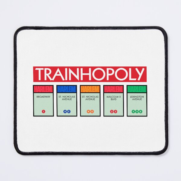 Item preview, Trainhopoly designed and sold by GtotheWALL.