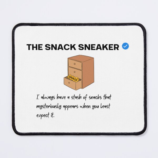 Item preview, The Snack Sneaker Funny Snack Lover Design designed and sold by Anita Ohulo.