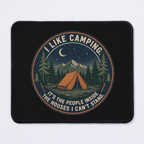 Item preview, Camping Meme designed and sold by BestCoolStuff.
