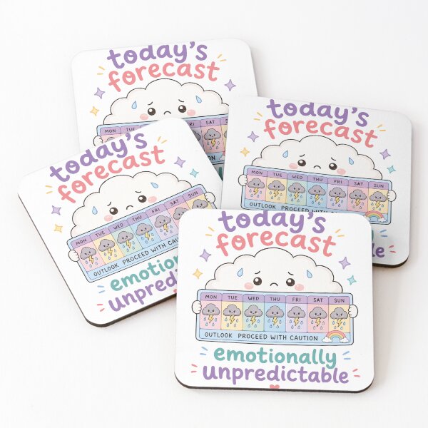 Item preview, ADHD kawaii-style Stormy Week designed and sold by John-NW-Shop.