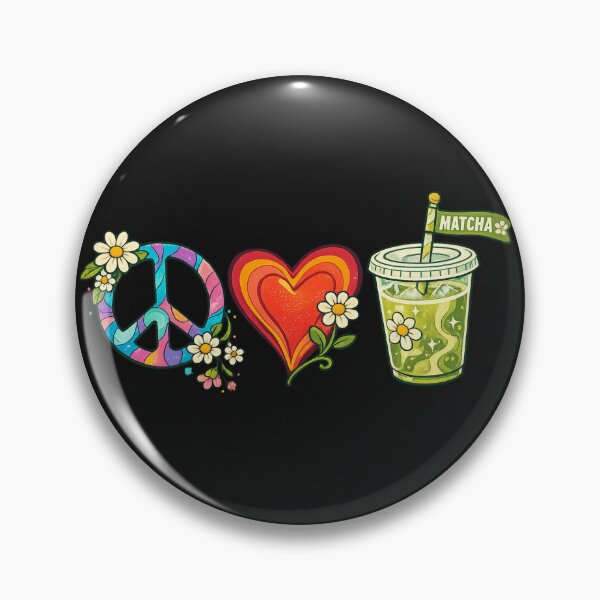 Item preview, Peace, Love and Matcha designed and sold by PurrfectWhisper.