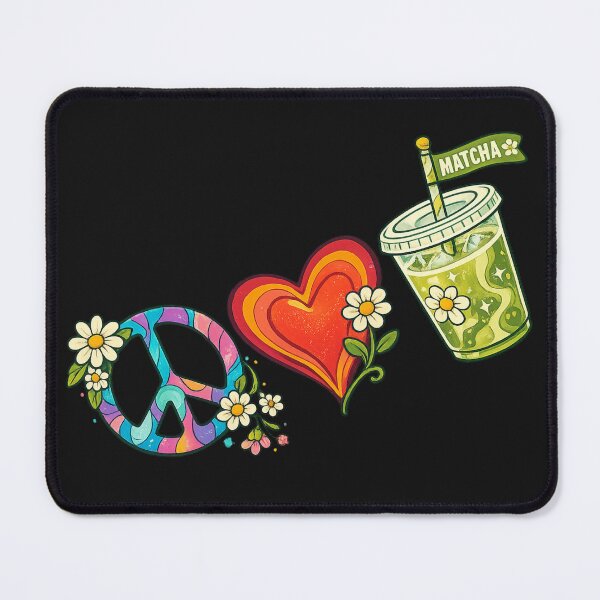 Item preview, Peace, Love and Matcha designed and sold by PurrfectWhisper.
