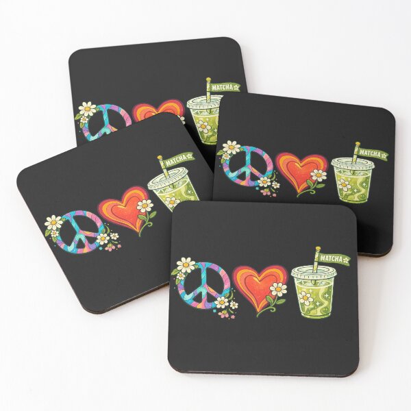 Item preview, Peace, Love and Matcha designed and sold by PurrfectWhisper.