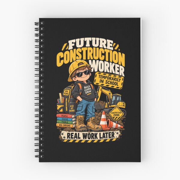 Item preview, Future Construction Worker Temporarily In School Excavator Kid designed and sold by Ridaelb.