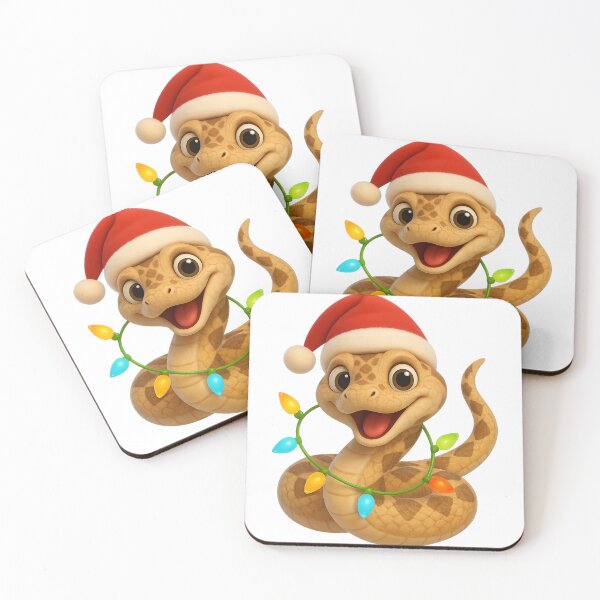 Item preview, Rhombic Egg-Eater Snake Christmas Lights designed and sold by Sillytoe.
