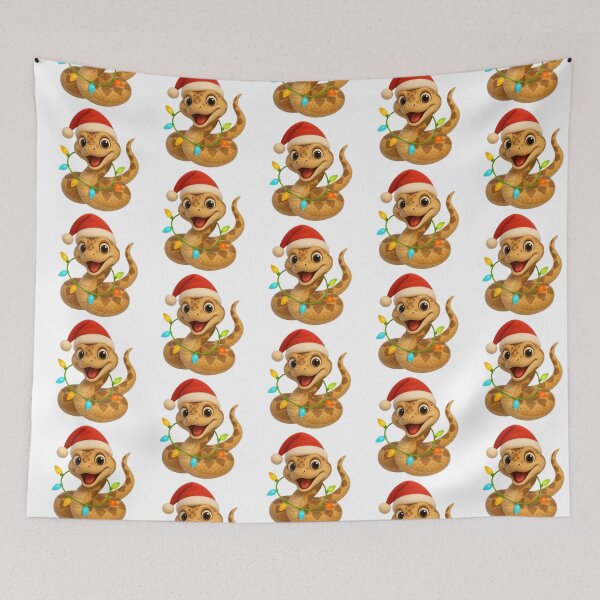 Item preview, Rhombic Egg-Eater Snake Christmas Lights designed and sold by Sillytoe.