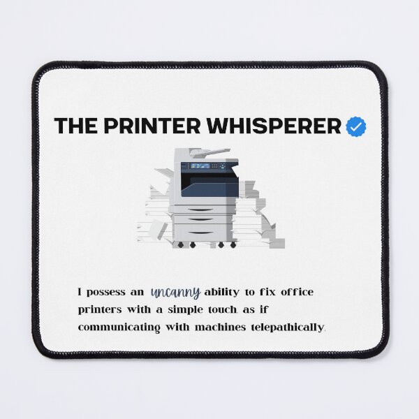 Item preview, The Printer Whisperer Funny Office IT Design designed and sold by Anita Ohulo.
