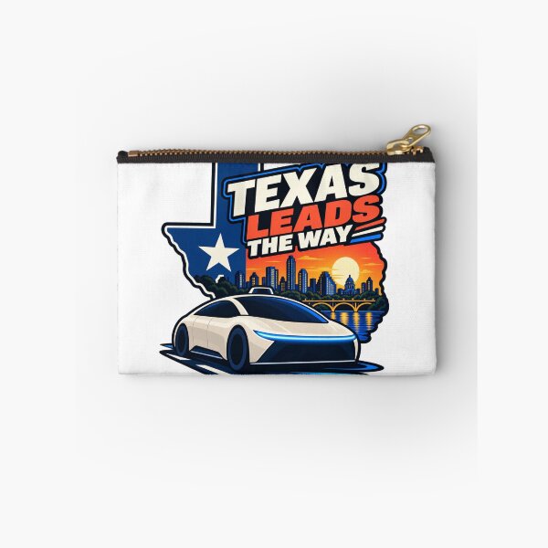 Item preview, Texas Leads The Way - Austin Skyline Self-Driving Car Design designed and sold by Kenzie & Co.