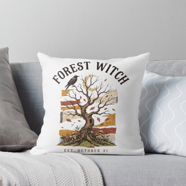 Item preview, Forest Witch Halloween Tree Design Graphic Tee v4  designed and sold by DarylWelsh2024.