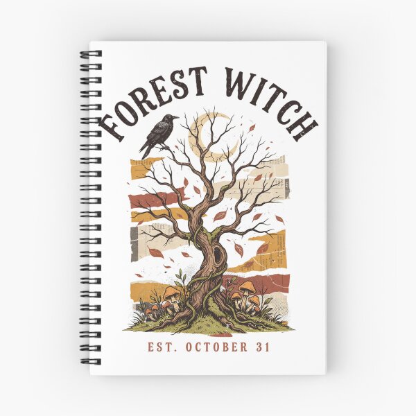 Item preview, Forest Witch Halloween Tree Design Graphic Tee v4  designed and sold by DarylWelsh2024.